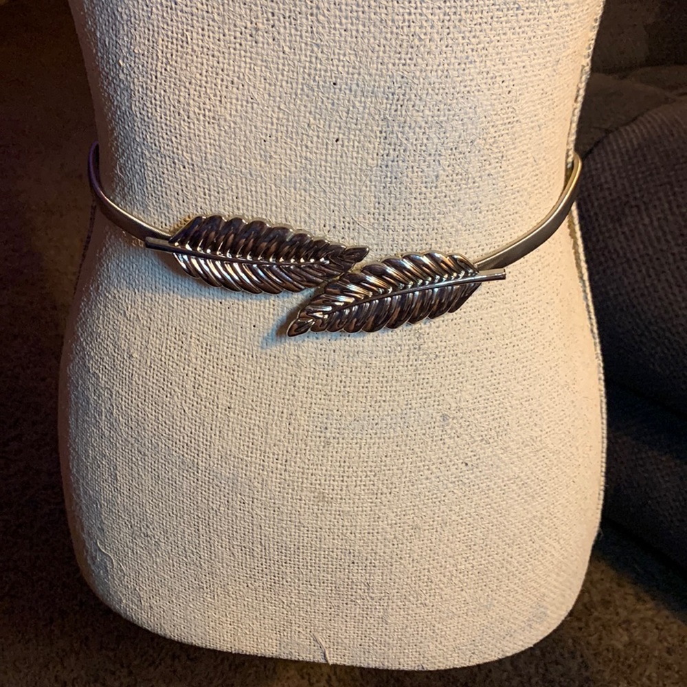 Silver Leaf stretch Belt